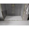 Mexen Velar Duo drzwi prysznicowe rozsuwane 170 cm, transparent, złote - 871-170-000-02-50