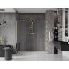 Mexen Velar Duo drzwi prysznicowe rozsuwane 180 cm, transparent, złote - 871-180-000-02-50