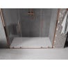 Mexen Velar Duo drzwi prysznicowe rozsuwane 180 cm, transparent, różowe złoto - 871-180-000-02-60