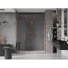 Mexen Velar Duo drzwi prysznicowe rozsuwane 180 cm, transparent, różowe złoto - 871-180-000-02-60