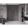 Mexen Velar Duo drzwi prysznicowe rozsuwane 180 cm, transparent, różowe złoto - 871-180-000-02-60