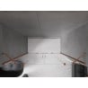 Mexen Velar Duo drzwi prysznicowe rozsuwane 200 cm, transparent, różowe złoto - 871-200-000-02-60