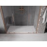 Mexen Velar Duo drzwi prysznicowe rozsuwane 170 cm, transparent, miedź szczotkowana - 871-170-000-02-65