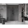 Mexen Velar Duo drzwi prysznicowe rozsuwane 180 cm, transparent, gun gray szczotkowany - 871-180-000-02-66