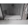 Mexen Velar Duo drzwi prysznicowe rozsuwane 170 cm, transparent, czarne - 871-170-000-02-70