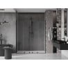 Mexen Velar Duo drzwi prysznicowe rozsuwane 180 cm, transparent, czarne - 871-180-000-02-70