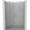 Mexen Velar Duo drzwi prysznicowe rozsuwane 150 cm, transparent, chrom - 871-150-000-02-01