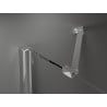 Mexen Velar Duo drzwi prysznicowe rozsuwane 150 cm, transparent, chrom - 871-150-000-02-01