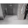 Mexen Velar Duo drzwi prysznicowe rozsuwane 160 cm, transparent, chrom - 871-160-000-02-01