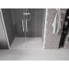 Mexen Velar Duo drzwi prysznicowe rozsuwane 160 cm, transparent, białe - 871-160-000-02-20