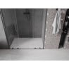 Mexen Velar Duo drzwi prysznicowe rozsuwane 140 cm, transparent, gun gray szczotkowany - 871-140-000-02-66