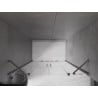 Mexen Velar Duo drzwi prysznicowe rozsuwane 140 cm, transparent, gun gray szczotkowany - 871-140-000-02-66