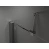 Mexen Velar Duo drzwi prysznicowe rozsuwane 140 cm, transparent, gun gray szczotkowany - 871-140-000-02-66