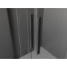 Mexen Velar Duo drzwi prysznicowe rozsuwane 140 cm, transparent, gun gray szczotkowany - 871-140-000-02-66