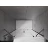 Mexen Velar Duo drzwi prysznicowe rozsuwane 180 cm, transparent, gun gray szczotkowany - 871-180-000-02-66