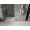 Mexen Velar drzwi prysznicowe rozsuwane 110 cm, transparent, złote szczotkowane - 871-110-000-01-55