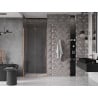 Mexen Velar drzwi prysznicowe rozsuwane 120 cm, transparent, różowe złoto - 871-120-000-01-60