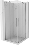 Mexen Velar Duo kabina prysznicowa rozsuwana 90 x 90 cm, transparent, chrom - 871-090-090-02-01