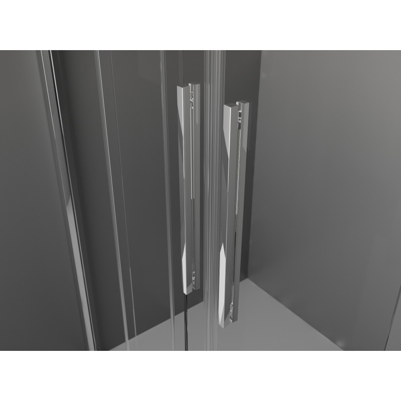 Mexen Velar Duo kabina prysznicowa rozsuwana 90 x 80 cm, transparent, chrom - 871-090-080-02-01