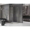 Mexen Velar Duo kabina prysznicowa rozsuwana 90 x 80 cm, transparent, złota - 871-090-080-02-50