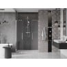 Mexen Velar Duo drzwi prysznicowe rozsuwane 150 cm, transparent, chrom - 871-150-000-02-01