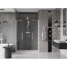 Mexen Velar Duo drzwi prysznicowe rozsuwane 160 cm, transparent, białe - 871-160-000-02-20