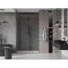 Mexen Velar Duo drzwi prysznicowe rozsuwane 140 cm, transparent, gun gray szczotkowany - 871-140-000-02-66