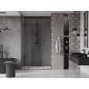 Mexen Velar Duo drzwi prysznicowe rozsuwane 150 cm, transparent, gun gray szczotkowany - 871-150-000-02-66