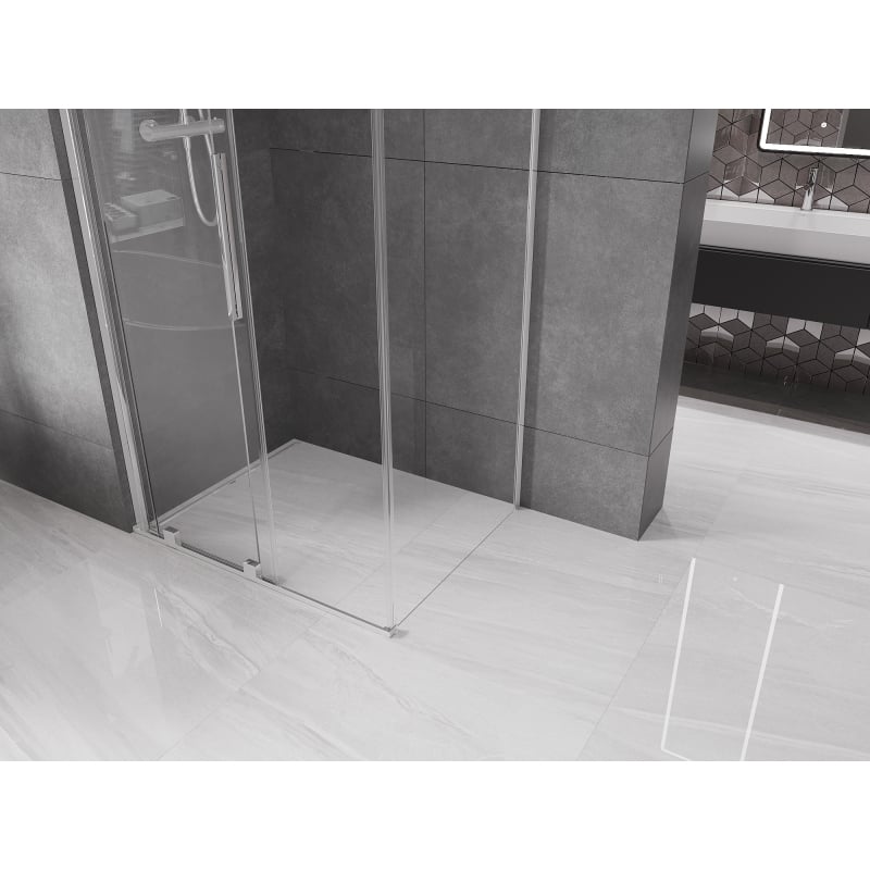 Mexen Velar kabina prysznicowa rozsuwana 110 x 120 cm, transparent, chrom - 871-110-120-01-01