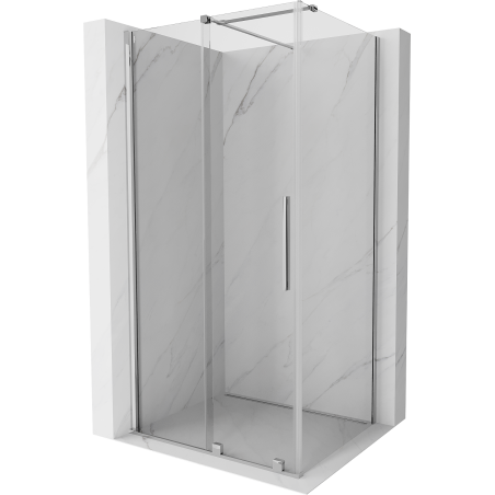 Mexen Velar kabina prysznicowa rozsuwana 100 x 80 cm, transparent, chrom - 871-100-080-01-01