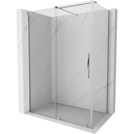 Mexen Velar kabina prysznicowa rozsuwana 150 x 85 cm, transparent, chrom - 871-150-085-01-01