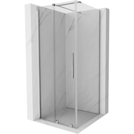 Mexen Velar kabina prysznicowa rozsuwana 110 x 110 cm, transparent, chrom - 871-110-110-01-01