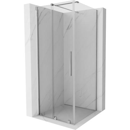 Mexen Velar kabina prysznicowa rozsuwana 120 x 120 cm, transparent, chrom - 871-120-120-01-01