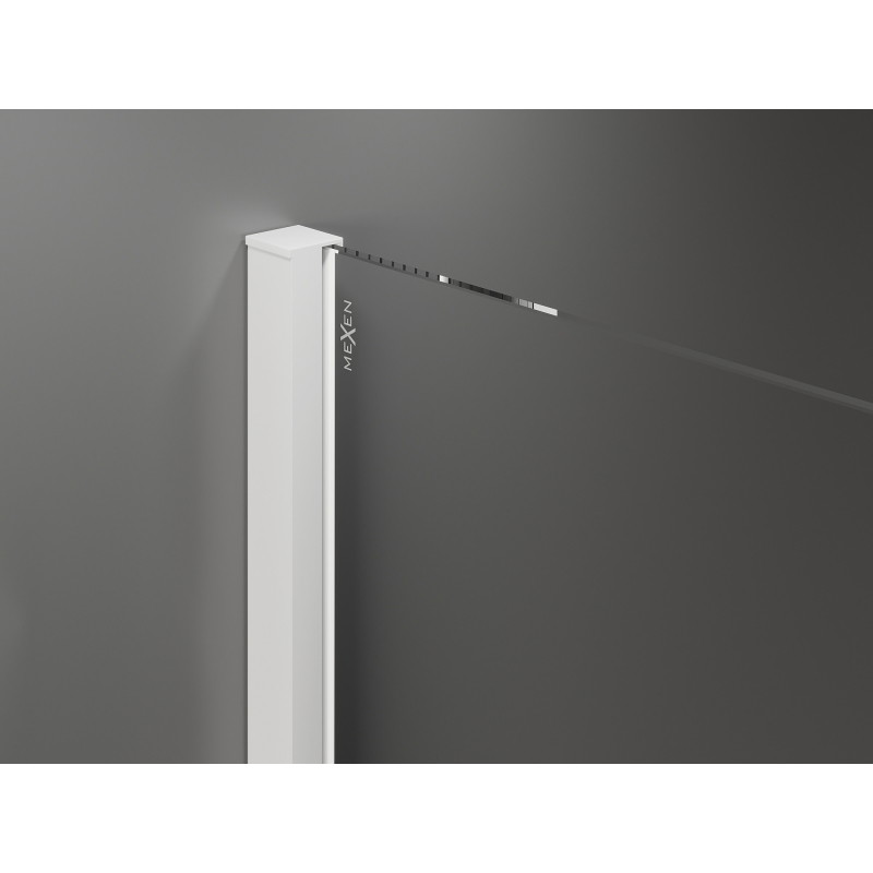 Mexen Velar kabina prysznicowa rozsuwana 120 x 70 cm, transparent, biała - 871-120-070-01-20