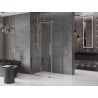 Mexen Velar kabina prysznicowa rozsuwana 100 x 85 cm, transparent, złota - 871-100-085-01-50