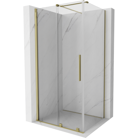Mexen Velar kabina prysznicowa rozsuwana 110 x 85 cm, transparent, złota - 871-110-085-01-50