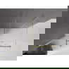 Mexen Velar kabina prysznicowa rozsuwana 130 x 90 cm, transparent, złota - 871-130-090-01-50