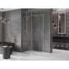 Mexen Velar kabina prysznicowa rozsuwana 150 x 85 cm, transparent, złota - 871-150-085-01-50