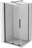 Mexen Velar kabina prysznicowa rozsuwana 100 x 80 cm, transparent, czarna - 871-100-080-01-70