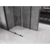 Mexen Velar kabina prysznicowa rozsuwana 120 x 85 cm, transparent, czarna - 871-120-085-01-70