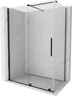 Mexen Velar kabina prysznicowa rozsuwana 130 x 70 cm, transparent, czarna - 871-130-070-01-70