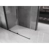 Mexen Velar kabina prysznicowa rozsuwana 130 x 70 cm, transparent, czarna - 871-130-070-01-70