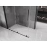 Mexen Velar kabina prysznicowa rozsuwana 130 x 70 cm, transparent, czarna - 871-130-070-01-70