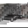 Mexen Velar kabina prysznicowa rozsuwana 140 x 85 cm, transparent, czarna - 871-140-085-01-70