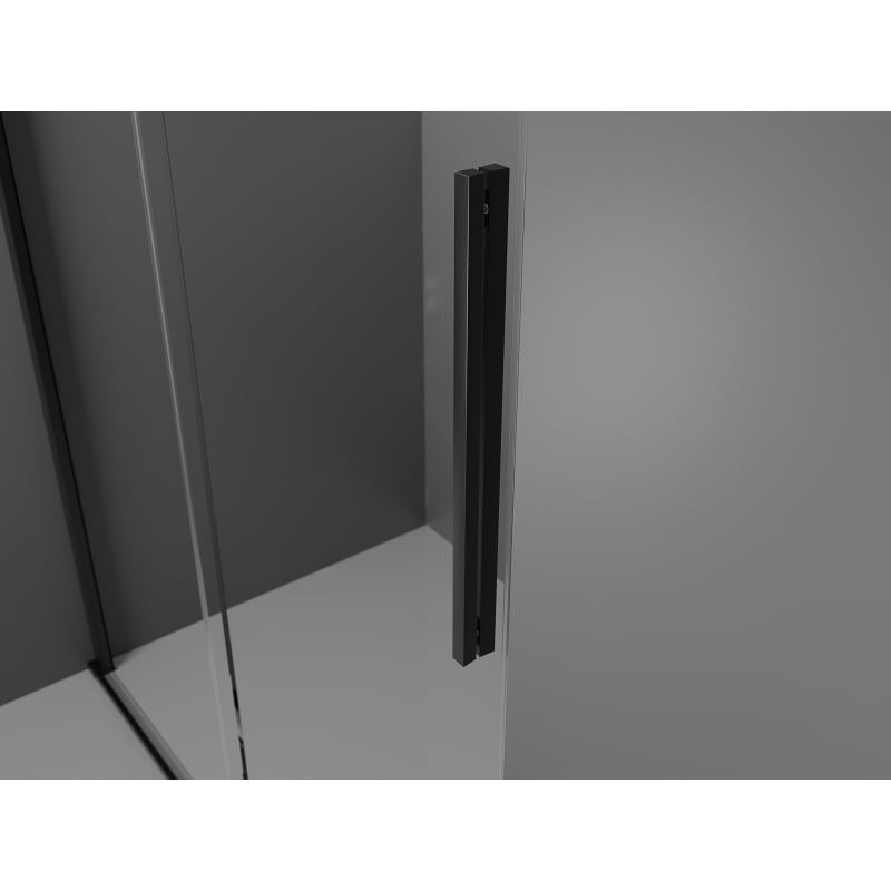Mexen Velar kabina prysznicowa rozsuwana 160 x 90 cm, transparent, czarna - 871-160-090-01-70