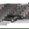 Mexen Velar kabina prysznicowa rozsuwana 130 x 75 cm, transparent, różowe złoto - 871-130-075-01-60