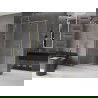 Mexen Velar kabina prysznicowa rozsuwana 140 x 85 cm, transparent, złota szczotkowana - 871-140-085-01-55