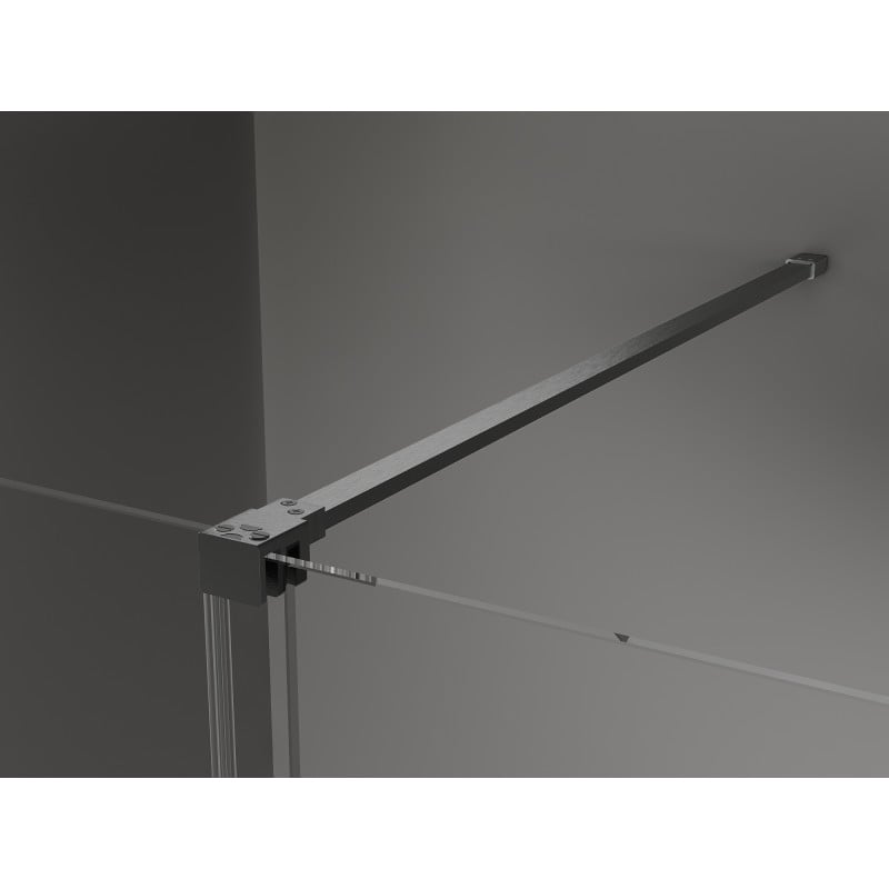 Mexen Velar kabina prysznicowa rozsuwana 100 x 120 cm, transparent, gun gray szczotkowany - 871-100-120-01-66