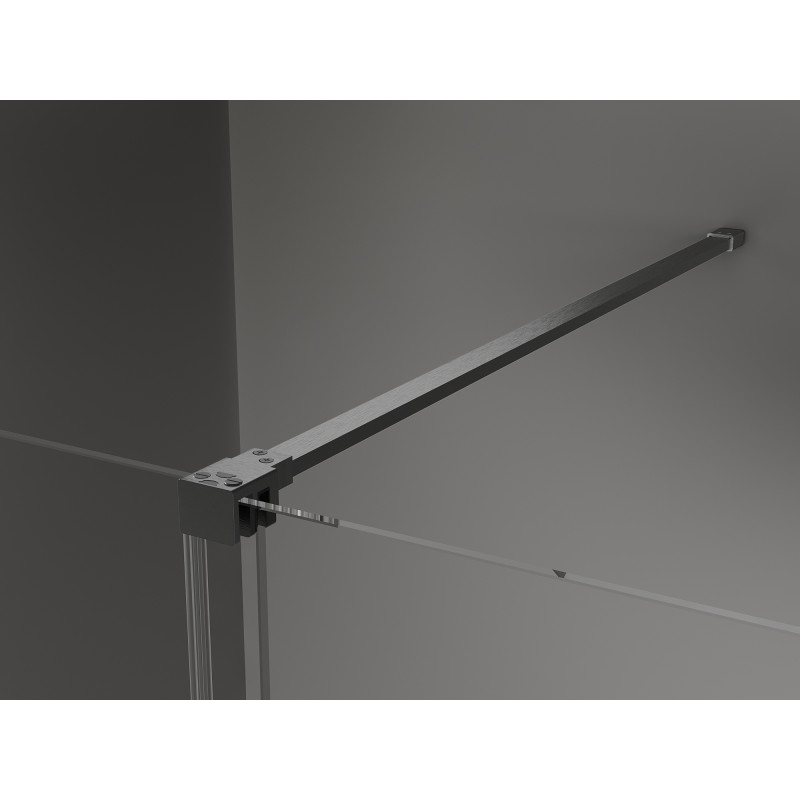Mexen Velar kabina prysznicowa rozsuwana 130 x 85 cm, transparent, gun gray szczotkowany - 871-130-085-01-66