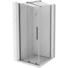 Mexen Velar kabina prysznicowa rozsuwana 90 x 90 cm, transparent, gun gray szczotkowany - 871-090-090-01-66